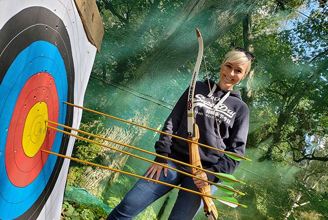 Archery session at Adventure Now Manchester