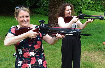Crossbows Hen Party at Adventure Now Manchester