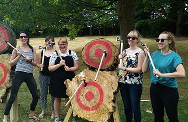 Axe Throwing Hen Party at Adventure Now Manchester