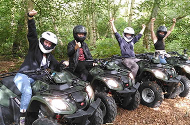 Quad Combo Package at Adventure Now Manchester